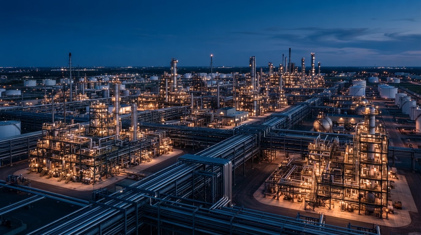Integrated refinery and pipeline infrastructure
